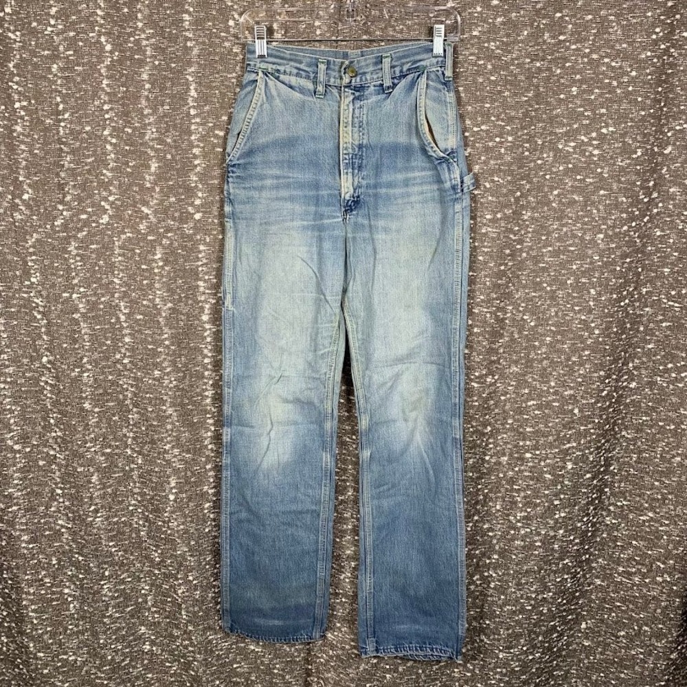 Vintage OshKosh B'Gosh Carpenter Jeans Sanforized Denim Distressed Mens Workwear